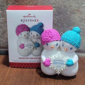 Hallmark  Christmas Ornament Snow Better Sisters 2013